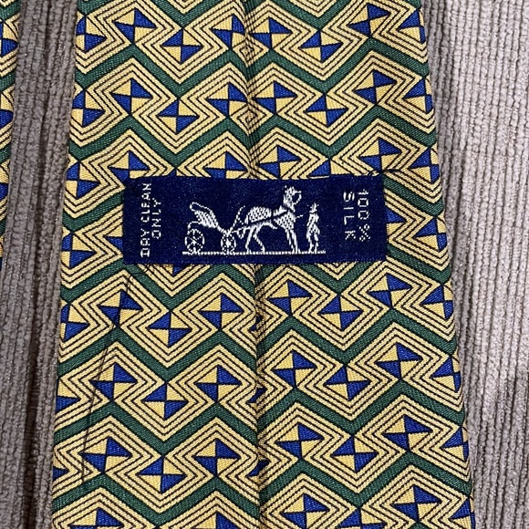 Hermes Geometric Tie - Picture 3 of 7